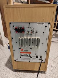 sintoamplificatore Panasonic completo di casse JBL