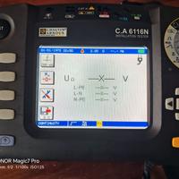 Tester per impianti elettrici C.A 6116N
