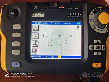 Tester per impianti elettrici C.A 6116N
