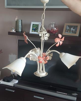 Lampadario a 3 braccia