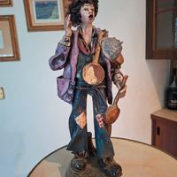 Statua in ceramica smaltata Perconte di Sciacca