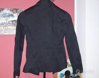 Camicia nera sancrata donna Tg S - Nuova