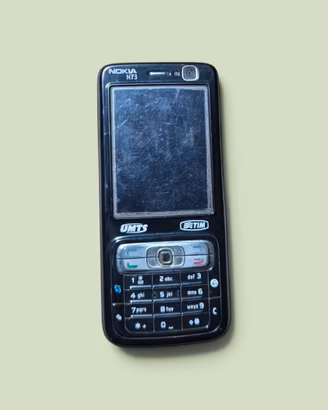 Nokia N73 TIM vintage con accessori – Non testato