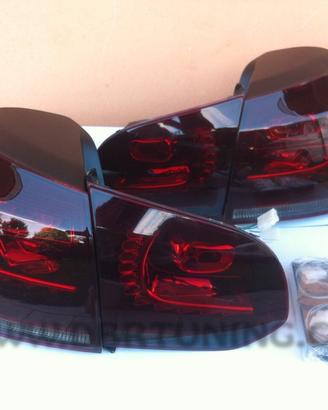 Fanali Led DEPO VW Golf 6 08 - 12 rosso fume