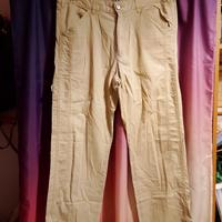 pantaloni casual beige