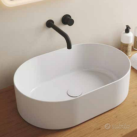 LAVABO APPOGGIO OPEN OVALE 60X40 - OLYMPIA