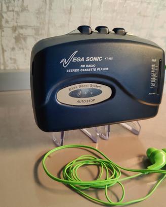Walkman Vega Sonic KT 90X Radio FM Cassette 