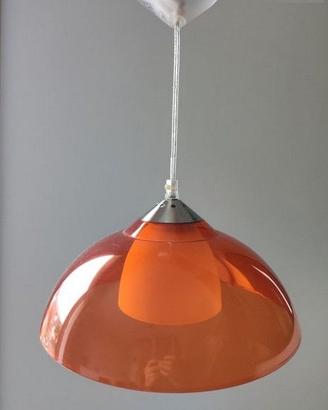 Lampada a sospensione arancione