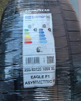 4 Gomme Goodyear Eagle F1 255/45 R20  – Come Nuove