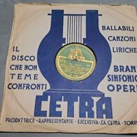 Disco Cetra 78giri colonna sonora film Cenerentola