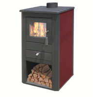 STUFA A LEGNA 10,7 KW CASA RISCALDAMENTO 50x41x86h