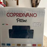 Copridivano 4 posti blu