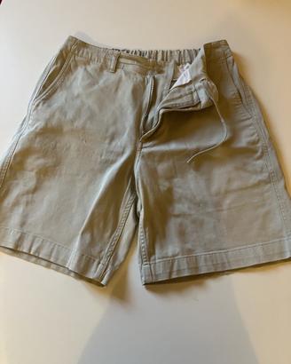 Pantaloni corti cotone beige Muji – taglia S uomo