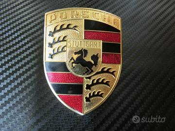 Stemma Porsche Originale vintage da cofano