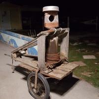 Argano per batana, tradizionale