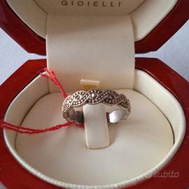 Anello fedina in argento