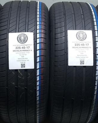 4 GOMME 225 45 17 MICHELIN A77121