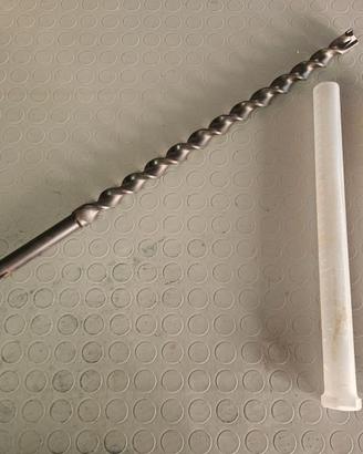 Punta elicoidale per martelli perforatori 25 x 570