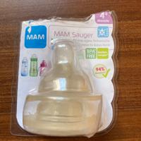 2 tettarelle di ricambio MAM misura4