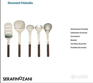 Serafino Zani "Finlandia set 5Pz" 1978 Vintage