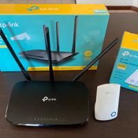 Router WIFI + Extender TP LINK