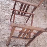 sedie in legno pieghevoli
