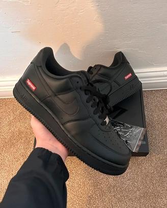 Nike Air Force 1 Low Supreme Nere 39