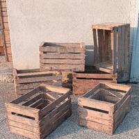 Cassette di legno vintage 