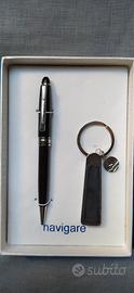 Set penna e portachiavi Navigare