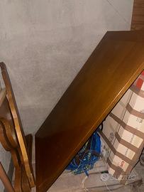 Tavolo in legno da rimontare sponde x letto x anzi