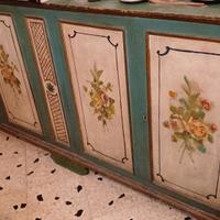 Credenza vintage dipinta a mano - Stile Tirolese