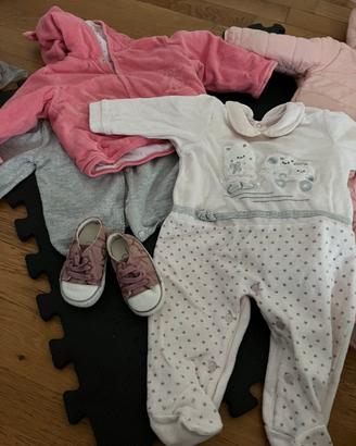 Abbigliamento 3/6/8 mesi neonata 4 stagioni