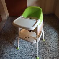 Seggiolone pappa per bambino