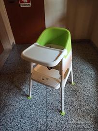 Seggiolone pappa per bambino