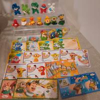 Lotto sorpresine kinder coniglietti scimmiette 