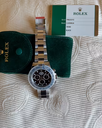 Rolex Daytona 116500LN black NUOVO