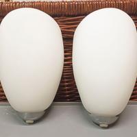 APPLIQUE in vetro satinato bianco