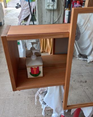 mobile bagno in legno 