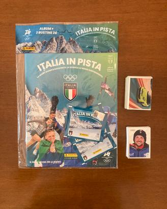 Italia in pista Album piu’ tutte figurine e cards