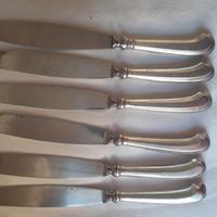 Coltelli da tavola argento San Marco 800