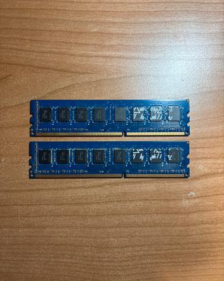 Ram hp ddr3 1600Mhz 4gbx2