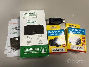 Caricabatterie doppio dji osmo