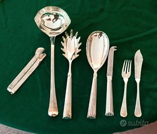 Posate placcato in argento da servizio