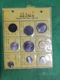 monete divisionale lire 1970 con rarità 