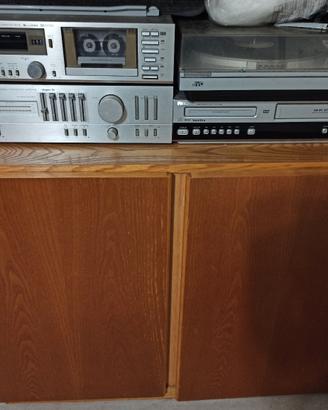 impianto stereo anni 80 completo di casse jc