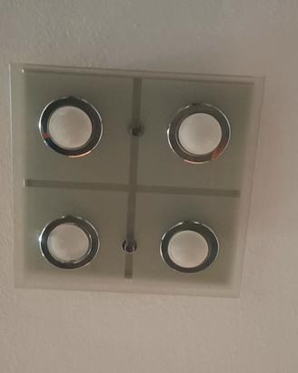 2 Plafoniere  quadrate 