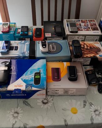 collezione di telefoni cellulari 