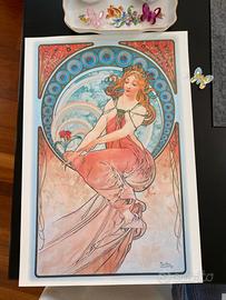 Poster liberty Mucha art nouveau 33×48 cm fine Art