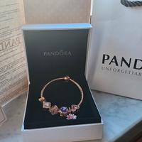 Pandora Bracciale Oro Rosa Rigido 