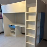 Letto con scrivania ikea (SMÅSTAD)